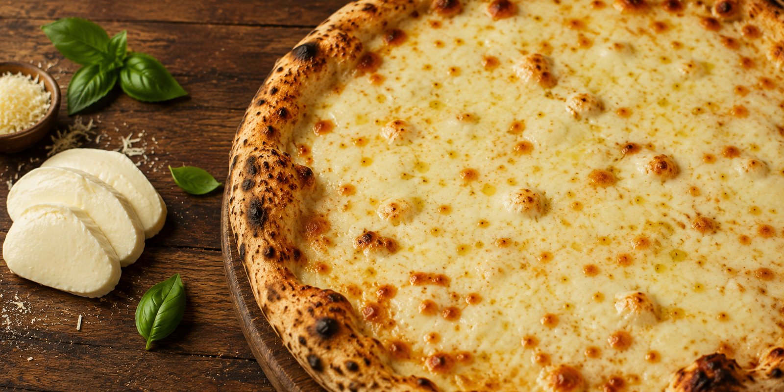 Pizza Mozzarella artesanal — Crosté Pizzaria, Grajaú, Zona Norte do Rio de Janeiro
